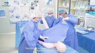 Disposable Knee Arthroscopy Surgical Pack by MedPurest