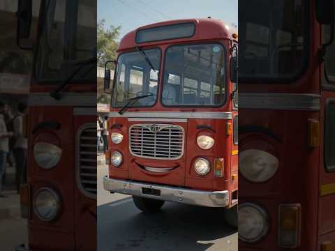 Lalpari 🙂 #msrtc #lalpari #bus #comedy #youtubeshorts #funny #youtube #maharashtra #marathi #kids
