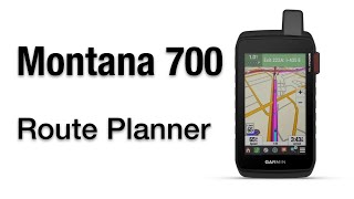 Garmin Montana 700 700i 750i -How To Create And Use Route Planner screenshot 5