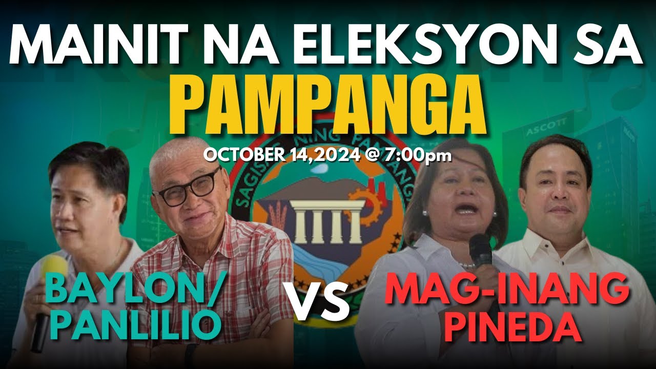 Mainit na eleksyon sa Pampanga: Baylon/Panlilio vs. Mag-inang Pineda