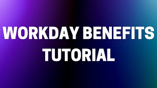 Workday Benefits Recruiting | Workday Benefits Tutorial | Workday Benefits Certification