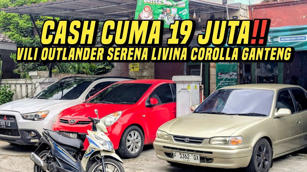Cash cuma 19 juta❗Mobil bekas murah murah nih di Kuy Motor Depok harga termurah livina corolla i20