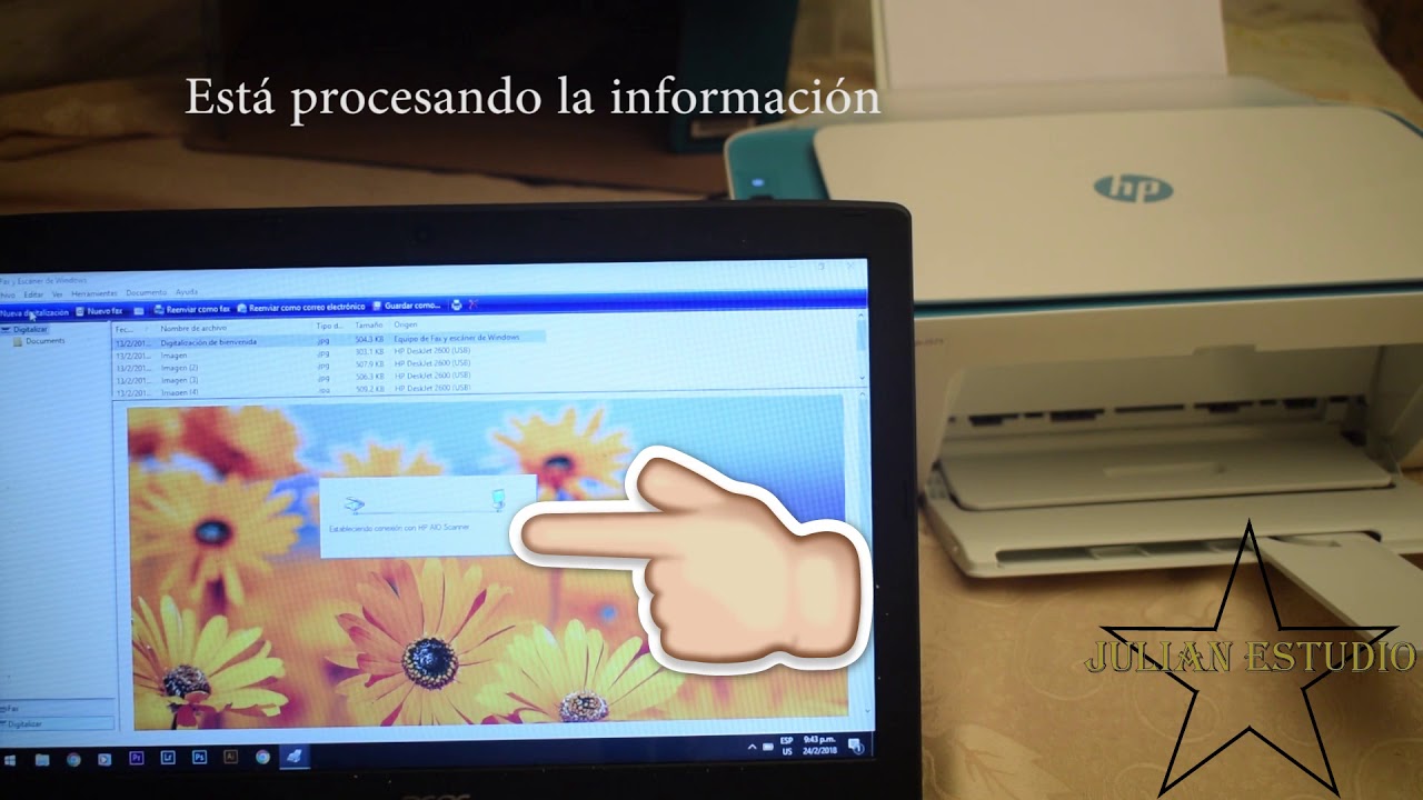 HP Deskjet Ink Advantage 2675 como escanear - YouTube