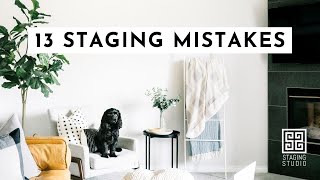 13 Common Home Staging Mistakes