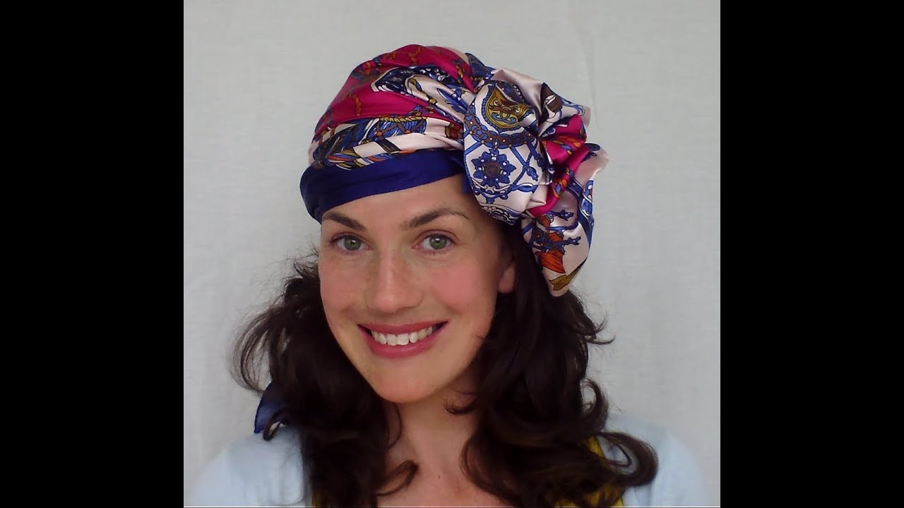 9 WAYS to wear a HAIR SCARF (vintage retro) Fitfully Vintage - YouTube