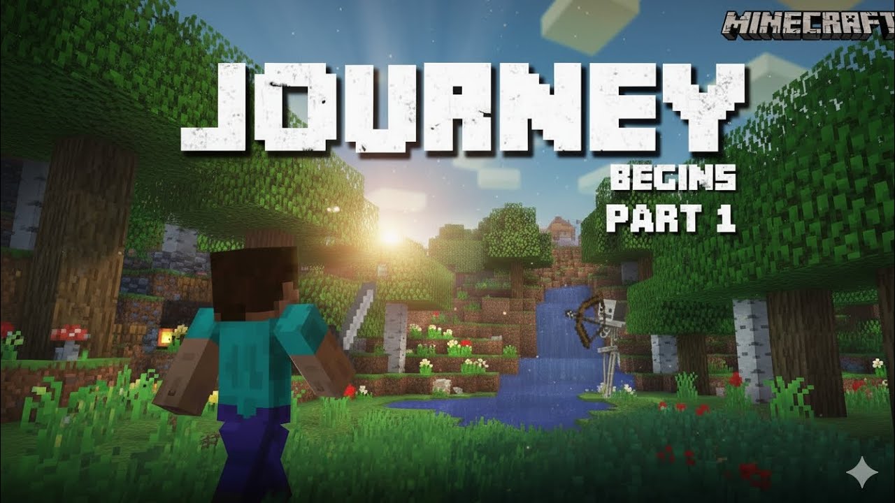 Surviving in Minecraft part 1.....✨🤟🏻