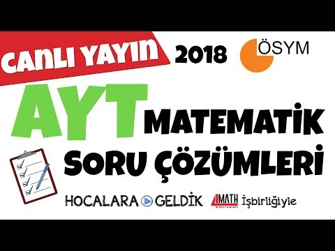 2018 AYT Matematik Soru Çözümleri - 2018 AYT Matematik Soru Çözümleri