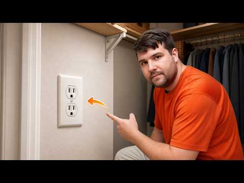 How I Added an Outlet Through the Wall (Easy DIY)