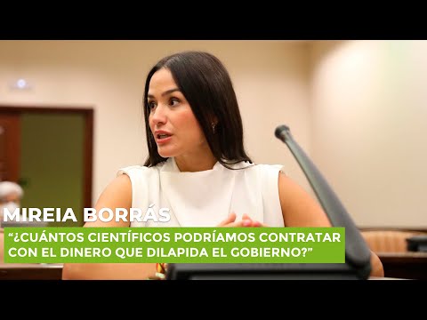 Mireia Borrás: “¿Cuántos científicos podríamos contratar con el dinero que dilapida el Gobierno?”