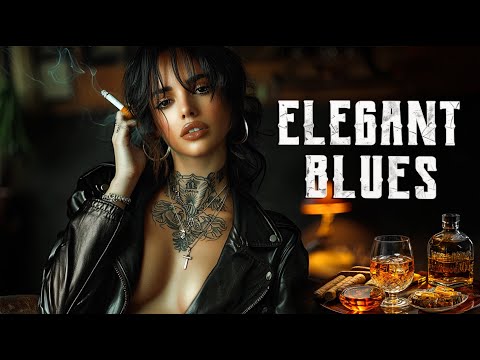Elegant Blues - Graceful Blues Melodies with Powerful Rock Instrumentals | Smoky Blues Reverie