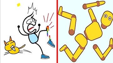 Help Me Tricky Story Vs Ragdoll Break - I Found All Max Level Up ASMR Game #15