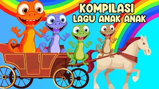 Cicak Di Dinding - Naik Delman - Balonku Ada Lima - Lagu Anak Anak Indonesia BaLita // KYUKYU KIDS