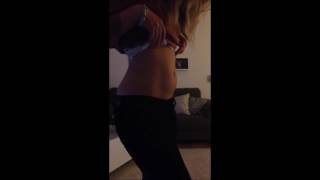 Renna Ryan stuffs her belly