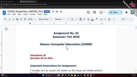 CS408 Assignment No : 1 Solution Fall 2025