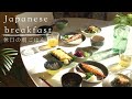 理想の和食の朝ごはん|作る音|暮らしの日常vlog|実家からの荷物開封