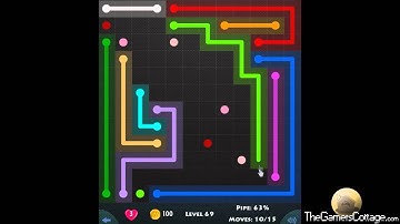 Flow Game Level - 939 [12x12] Jumbo Pack Connect the Dots