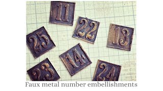 DIY metal look photo / book corners JOURNAL EMBELLISHMENTS 