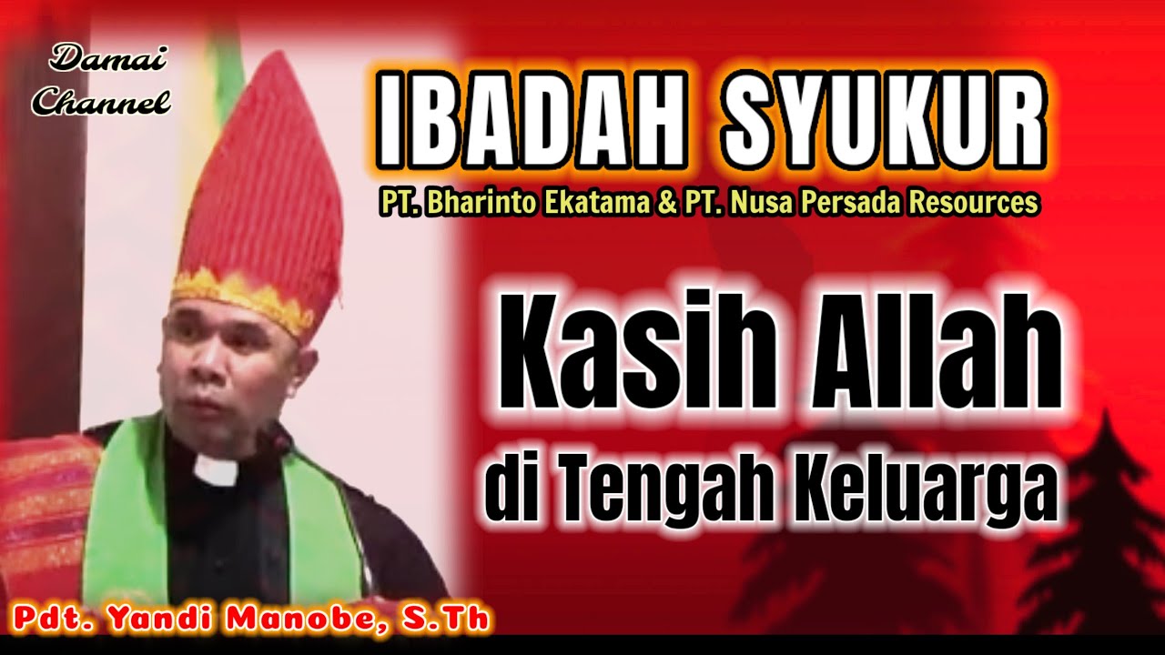 PDT. YANDI MANOBE, S.Th || KHOTBAH KRISTEN PENUH ILUSTRASI - ALLAH BESERTA KITA
