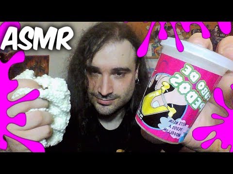 COMO HACER SLIME CRUNCHY MIENTRAS SIENTES ASMR | FOAM Y SLIME CRUJIENTE FÁCIL DE HACER
