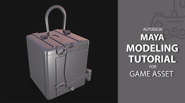 Metal alms box / Game Asset / 3D Modeling Tutorial In Maya [Part_01]