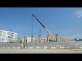 Строительство новой эскакады по улице Буденного. Съезд с Крымского моста в Керчь.