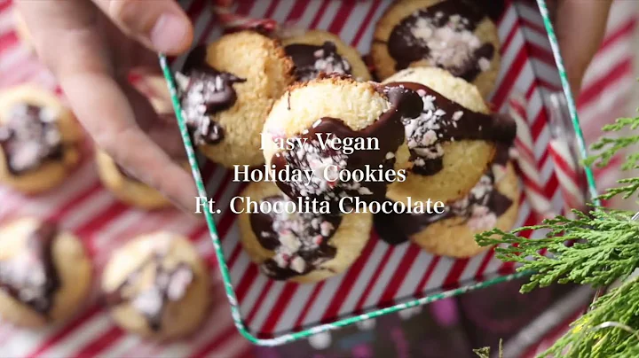 Vegan Holiday Coconut Macaroons
