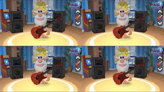Booba 4 Screens At Once! 😱 My Talking Booba 2026 Update Part 811 screenshot 1