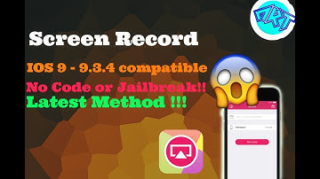 How to Screen Record iOS 9 - 9.3.4 | No Jailbreak or Code | Latest Method!