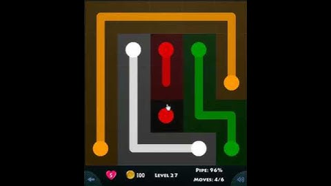 flow game facebook - beginners pack level 27 Connect the dots