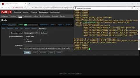 Zabbix Part 5 Setting Zabbix Agent Linux with PSK Encryption