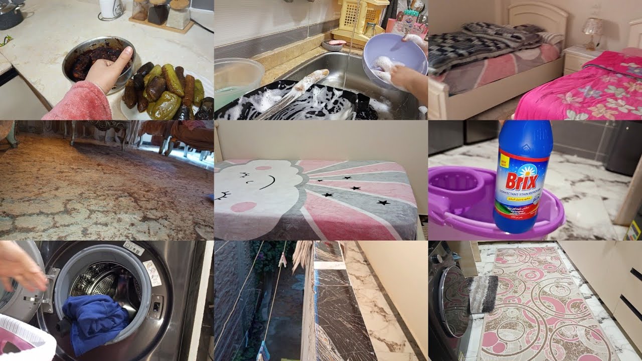 روتين الدفا🍀تنضيف وترتيب الشقه + غدا شتوي وعادات ايجابيه هتحلي يومك 🍀🧽💪