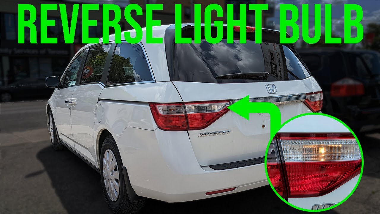 How to Replace Reverse Light Bulb - Honda Odyssey (2011-2017) - YouTube