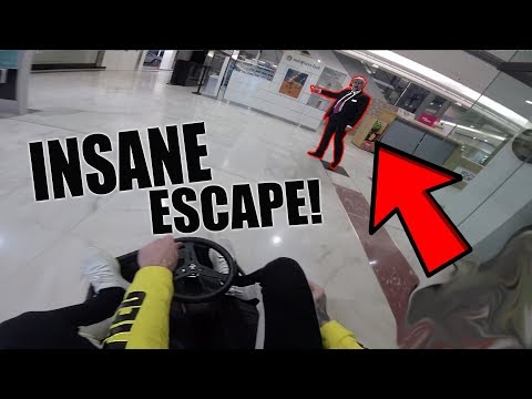 *CAPTURED* CRAZY KART INSIDE A MALL!
