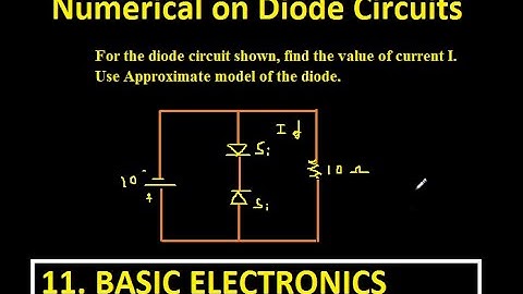 Diode Circuits (Numerical 3) | BASIC ELECTRONICS