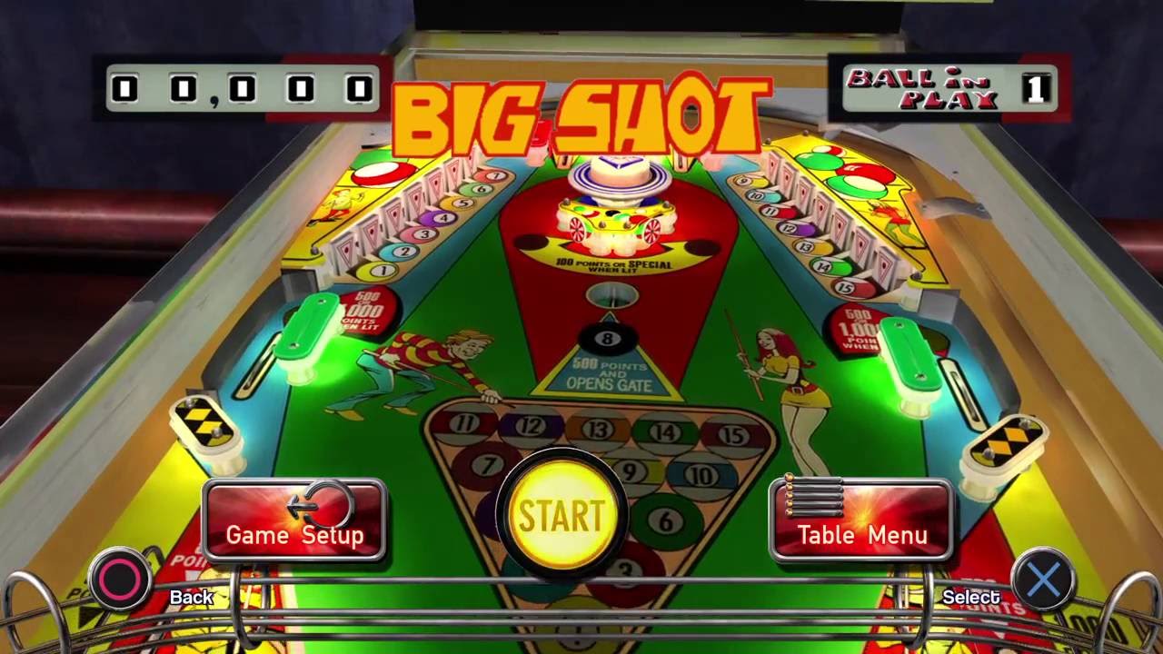 Pinball Arcade Gameplay PS4 (Season 1) Big Shot Ep.3 YouTube