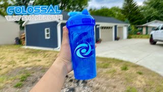 NEW Colossal Blue Tallboy GFUEL Shakercup Unboxing