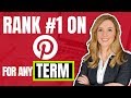 SEO FOR PINTEREST| Rank PINS #1 ON PINTEREST (EASY WITH PROOF)