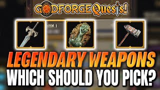 The Strongest Legendary Weapons In Godforge Mini Game?!