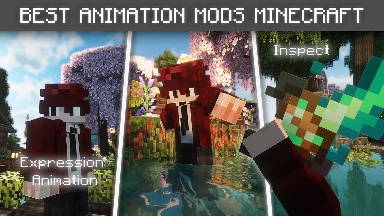 8 MODS ANIMASI TERBAIK UNTUK MINECRAFT JAVA KALIAN - YouTube