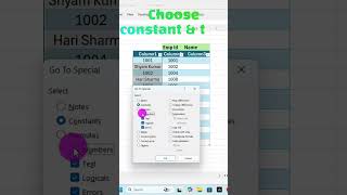 Ctrl + G Excel Shortcut Explained in 20 Seconds | Go To Special Trick | Excel Tips