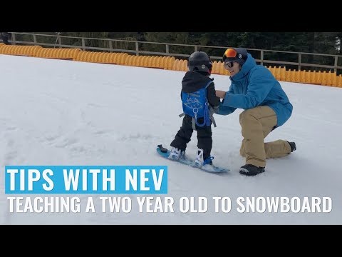 Video: Nikita Presnyakov taught his wife how to snowboard