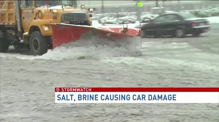 Salt, brine used to treat roads damaging cars