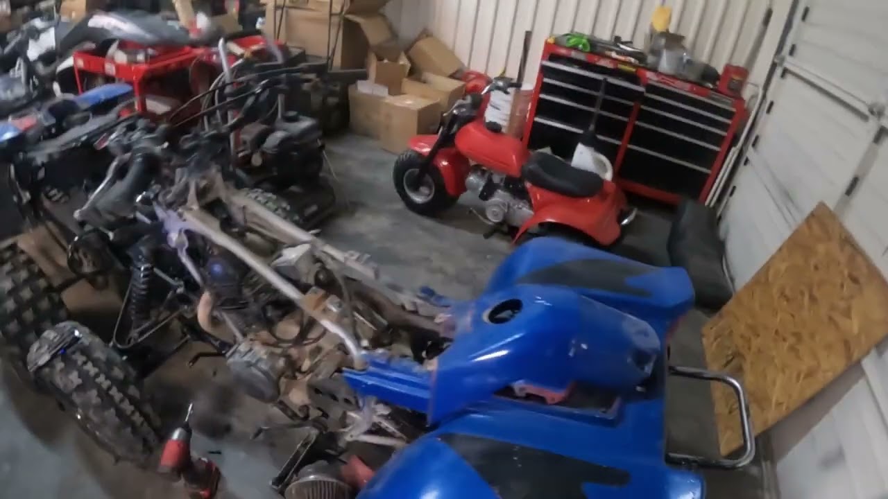 2000 Yamaha Warrior 350 Top End Teardown