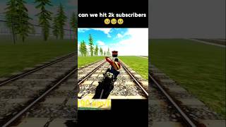 train vs bike driving 3d 😈😱#crazy#open world#gaming #accident