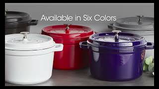 Staub Cast Iron 5-quart Tall Round Dutch Oven