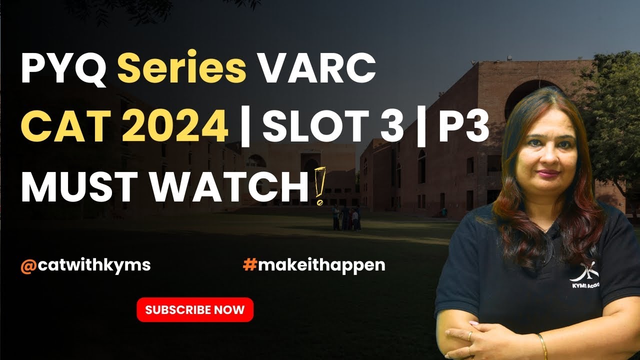 CAT 2024 Slot 3 VARC Solution | CAT 2024 Slot 3 Solved Paper | CAT 2024 ...
