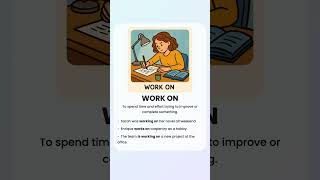 Work On - English Phrasal Verbs #phrasalverbs #vocabulary #workOn #english #learnenglish