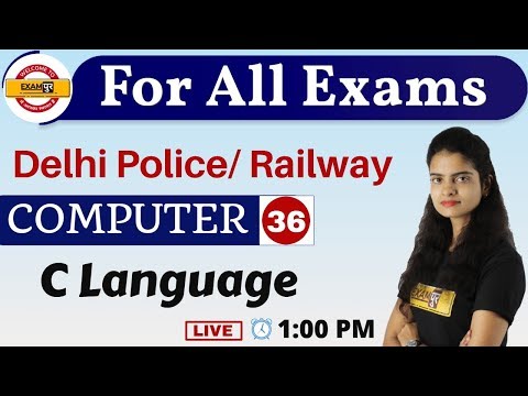 Class-36 || For All Exams||Computer|| By Preeti Ma'am || C Language
