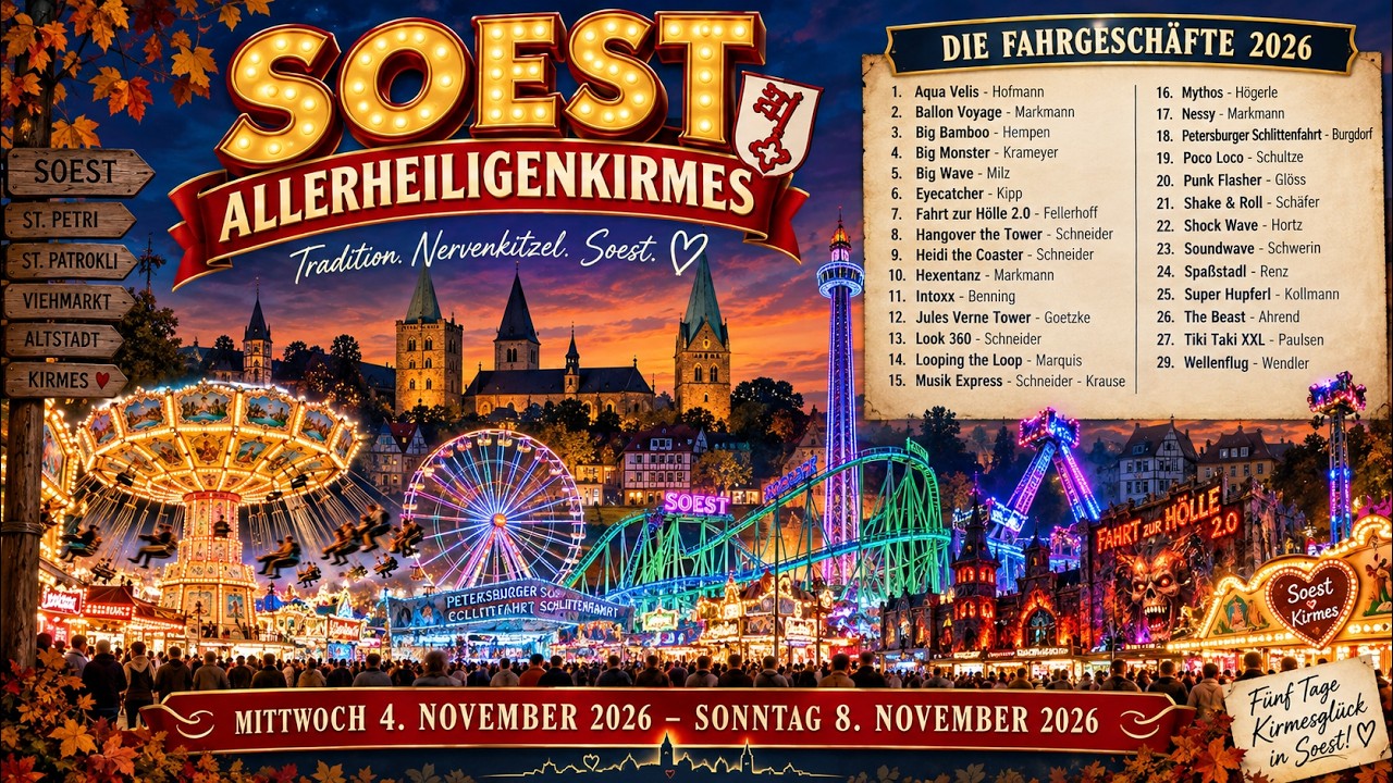 Soest - Allerheiligenkirmes 2026