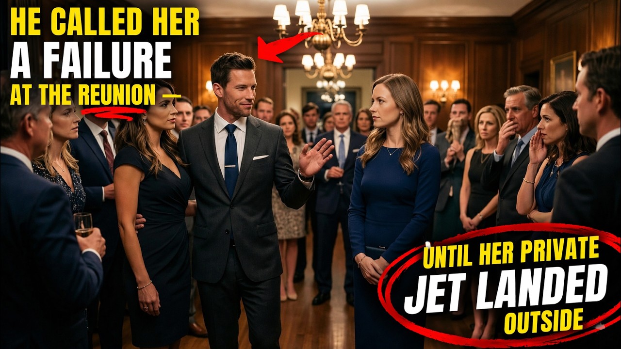 He Called Her A Failure At The Reunion — Until Her Private Jet Landed ...